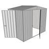 Build-a-Shed 2.3 x 1.5 x 2.3m Dual Hinged Door Narrow Shed - Zinc