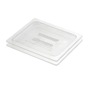 SOGA 1/2 GN Polycarbonate Food Pan Lids Clear 2 Pack
