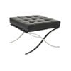Black Barcelona Ottoman - Classic Version - Replica