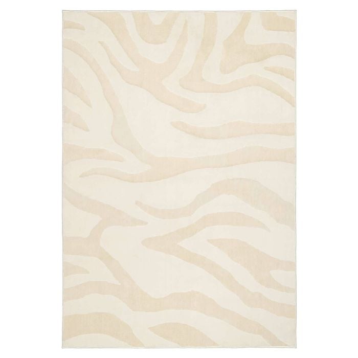 Loopsie-330cm X 240cm-gourti Textured Abstract Neutral Washable Rug