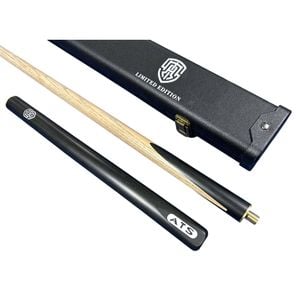 PIONEER BLACK 57 inch 3/4 Cue American ash shaft wood | aluminum logo and ATS Cue Case