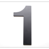 Sandleford 200mm Black Lorenzo House Number 1