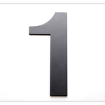 Sandleford 200mm Black Lorenzo House Number 1