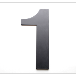 Sandleford 200mm Black Lorenzo House Number 1