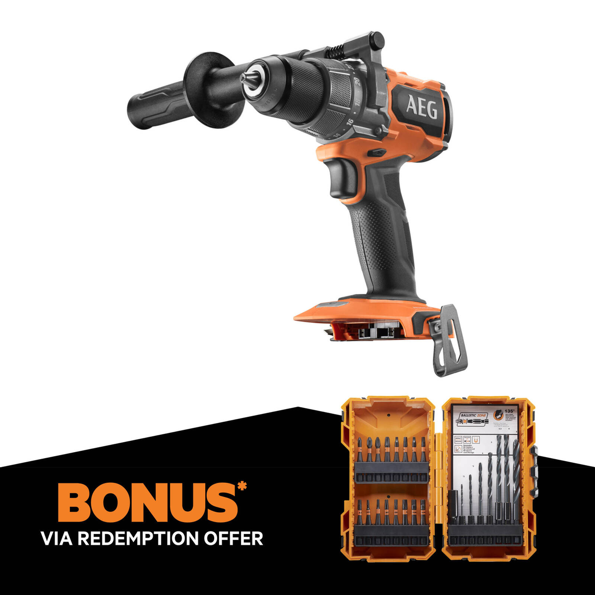 AEG 18V Fusion Hammer Drill - Skin - Bunnings New Zealand