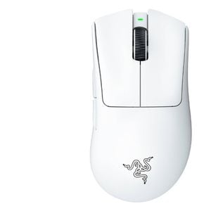 Razer DeathAdder V3 Pro - Ultra-Lightweight Wireless Ergonomic Esports Gaming Mouse - White