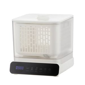 Davis & Waddell 4l Food Purifier Ultrasonic Cleaner White 21.4x18.7x20.5cm