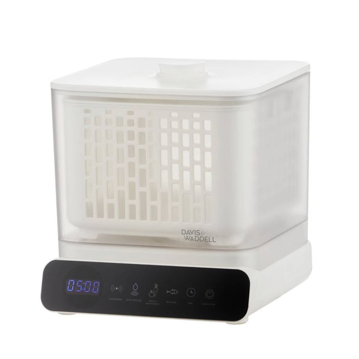 Davis & Waddell 4l Food Purifier Ultrasonic Cleaner White 21.4x18.7x20.5cm