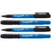 Empire Black Fine Tip Worksite Marker - 4 Pack