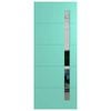 Hume 820 x 2040 x 40mm External Door Duracote Linear Clear Glass XLR120