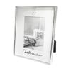 Gibson Gifts Boxed Confirmation Picture Photo Frame 4x6 White Silver