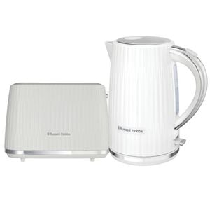 Russell Hobbs Eden 1.7l Kettle & 2 Slice Toaster - White