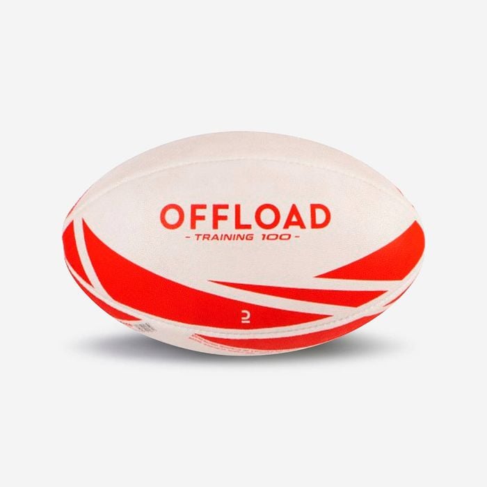 Decathlon - Rugby Ball Size 4 R100 Training - Red - 4