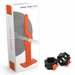Barbell Jack - Deadlift Jack for Weightlifting, Powerlifting & Gym Training - Orange