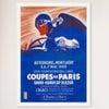 Galrie Autodrome Montlhery 1939 Vintage Racing Poster-Celebrate Historic Automobile Rally, White Frame, A4 21 x 30cm (8x12inch)
