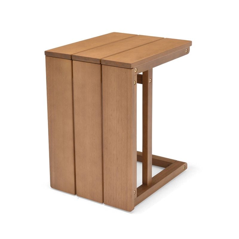 Santo C-Shape Timber Side Table
