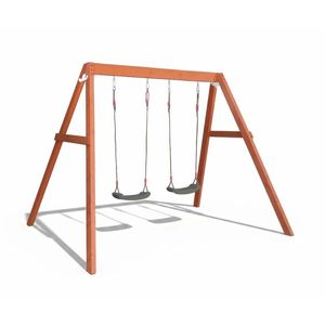 Hide & Seek Kids - Lucas Swing Set - Pearl Grey Swings