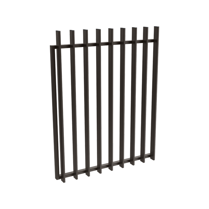 ProtectorAl 975 x 1200mm Black Aluminium Radiator Pool Gate