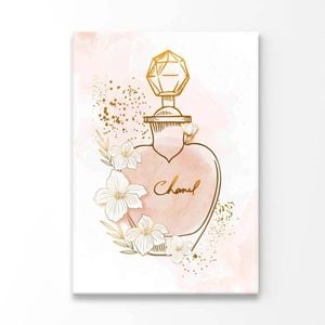 Elegant Gold Perfume Print 100% Australian Made 60 x 90cm (Acrylic)