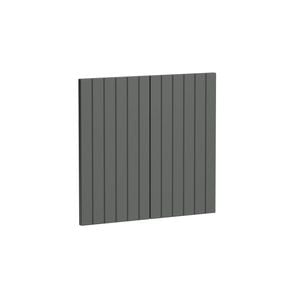 Kaboodle 600mm Grey Fig V-Groove Med Rangehood Doors - 2 Pack