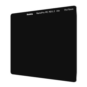 Haida Square Filter ND1.2 75x75mm NANO PRO MC Glass 4 stop for 75 PRO Filter Holder