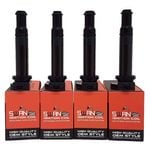 4-Pack SWAN Ignition Coil for Hyundai Accent for Kia Rio, Cerato & Pride