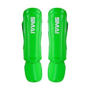 SMAI Essentials Muay Thai Shin Guards Kids - Green - Kids - Large