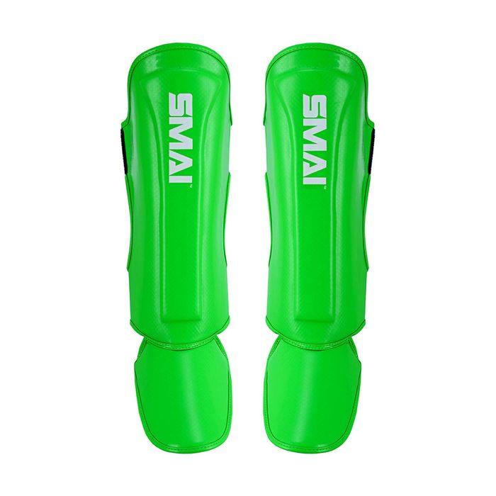 SMAI Essentials Muay Thai Shin Guards Kids - Green - Kids - Large