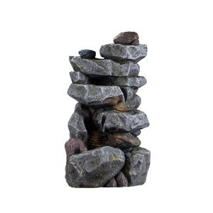 Northcote Pottery 29 x 54cm Stone Grey Stonehaven Falls Polyresin Water Feature