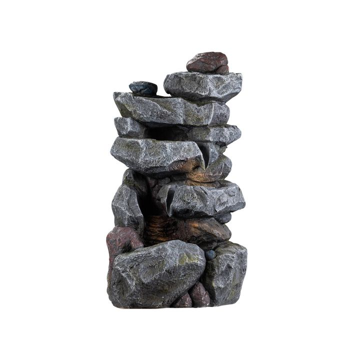 Northcote Pottery 29 x 54cm Stone Grey Stonehaven Falls Polyresin Water Feature