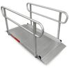 Kartrite 5ft Aluminium Wheelchair Ramp W/ Handrails 380kg Capacity 93.5cm Width