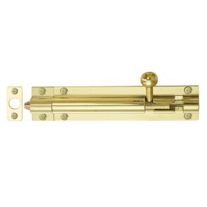 Windsor Brass 100mm Straight Barrel Bolt
