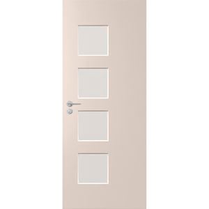 Corinthian 2040 x 820 x 40mm Entrance Door Primed Madison Clear Glass PMAD04