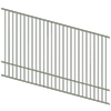 ProtectorAl 1201-2400W x 1500H Pale Eucalypt Flat Top Pool Fence Panel Raked Up to 15º