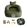 OBC Inflatable Single Khaki Sofa