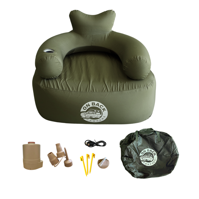 OBC Inflatable Single Khaki Sofa