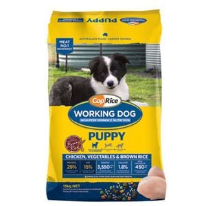 Coprice Working Dog Puppy Dry Dog Food Chicken Vegetables & Brown Rice 15kg