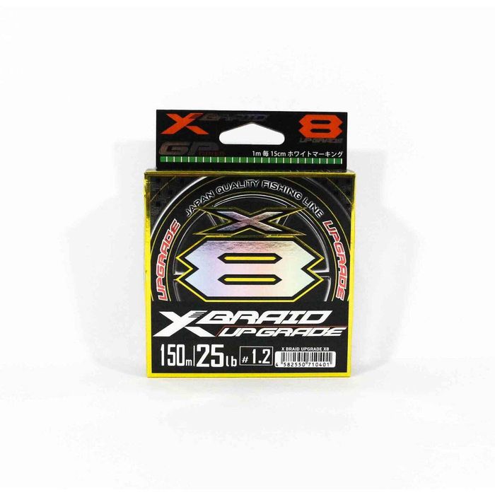 YGK XBraid Upgrade x8 Premium 150m Braid Fishing Line 25lb