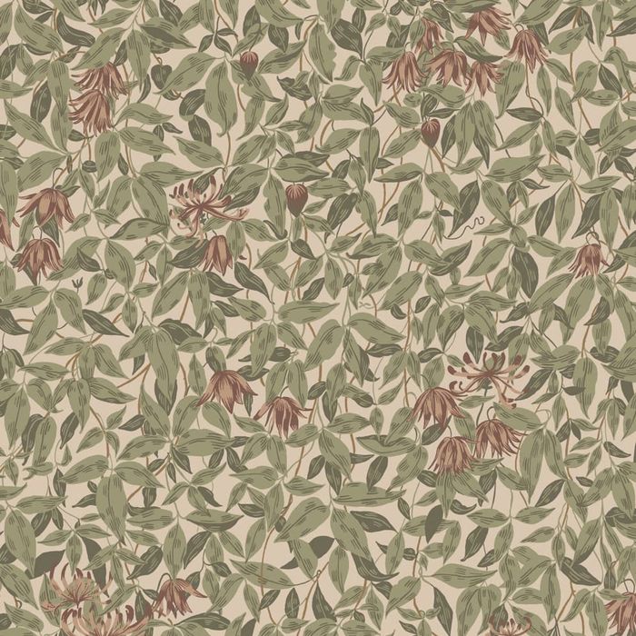 Wallpaper Trader Linnea Wallpaper Roll 10.05m X 53cm, Burgundy