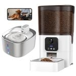 Advwin 6L Automatic Pet Feeder + 4L Automatic Pet Water Fountain