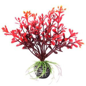 Aqua One Bettascape Firedancer Petals On Sphere Red Plastic Plant (28162)