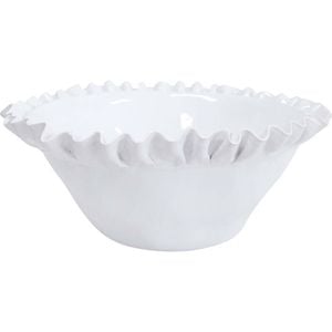LVD Ceramic Farmhouse Bowl Bowl Home Decor 32cm French White