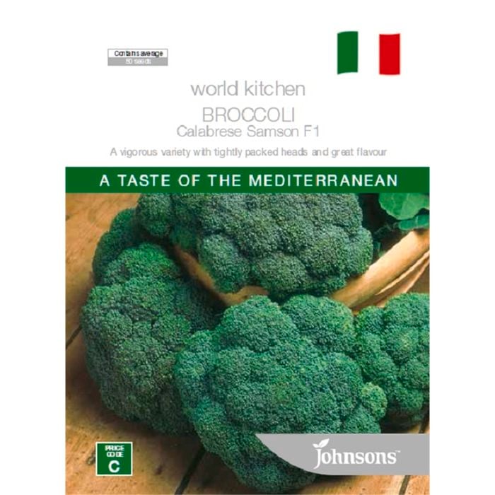 Johnsons Seed Broccoli Calabrese Samson World Kitchen