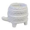 LVD Ceramic 12cm Scented Tealight Candle Turtle Barnacle - White