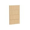 Kaboodle 450mm Oak Latte Modern Drawer Panels - 4 Pack
