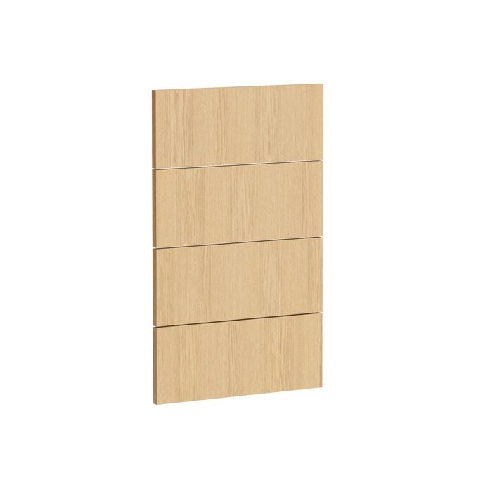 Kaboodle 450mm Oak Latte Modern Drawer Panels - 4 Pack