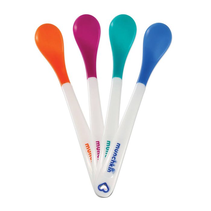 Munchkin White Hot Infant Spoons - 4pk