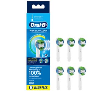 Oral-B Precision Clean EB20 6-Pack Replacement Brush Heads