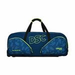 DSC Condor Flite Cricket Bag | Kit Bag |Trolley bag | Easy - Access Compartments | Spacious | Size : Large | Blue