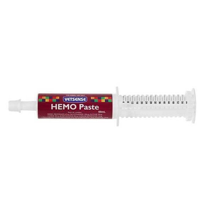 Vetsense Hemo Paste Mineral Supplement And Vitamins For Horse And Dog 60ml